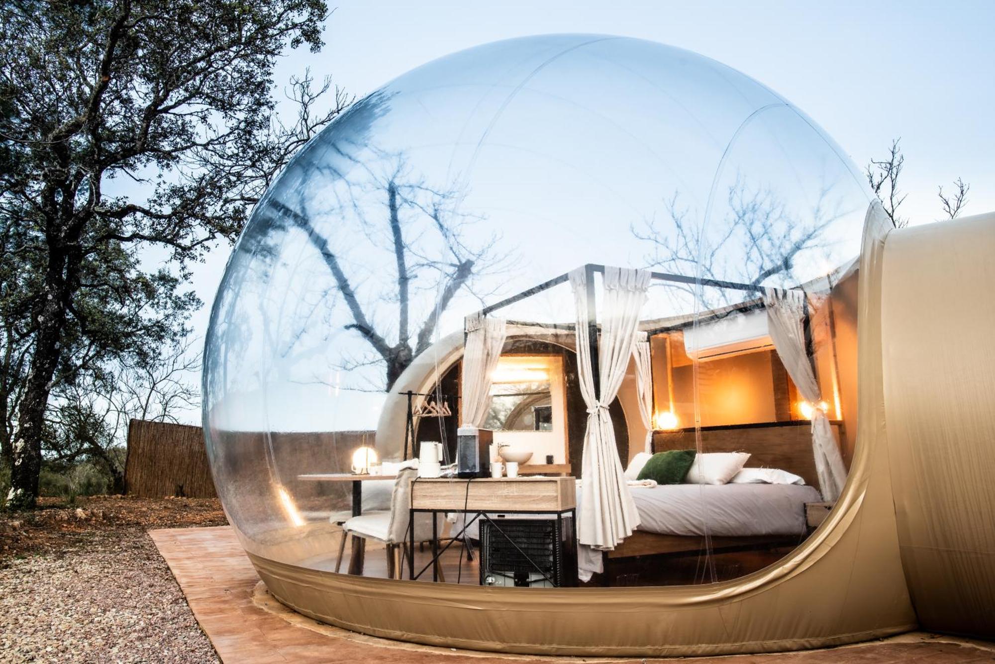 Horizonte Bubble Rooms Cortegana Ngoại thất bức ảnh